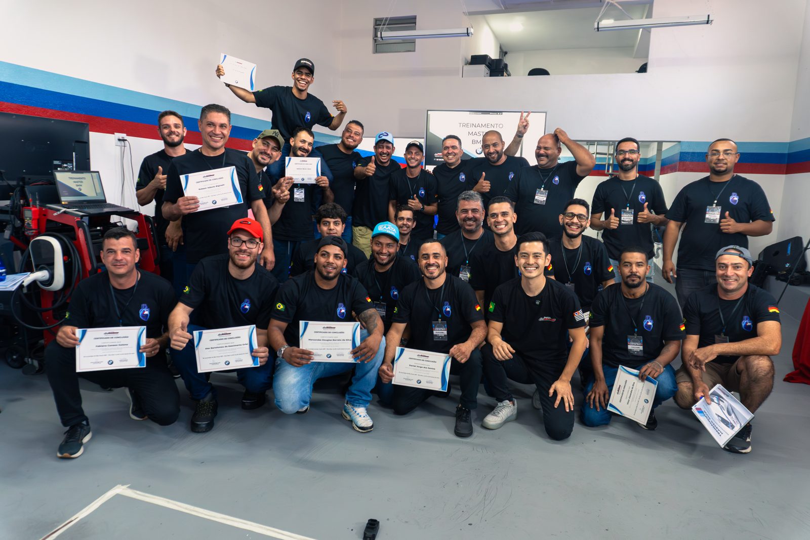 Turma com certificados